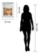 Hilltown Lanscanadian Art Prints Inc. E Il By Rosie Abrahams - Mirror Framed Print Wall Art - Beige