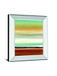 Horizon Lines II By Tesla Mirrored Frame - Light Brown