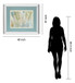 Humbled By Frank Assaf - Mirror Framed Print Wall Art - Light Blue