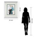In The Middle I By Barnes Mirrored Frame - Beige