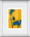In View Of Il By Augustine - Mirror Framed Print Wall Art - Yellow