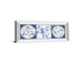 Indgio Ceramics II By Isabelle Z - Mirrored Frame Wall Art - Blue