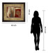 Inspiration In Crimson By Patricia Pinto - Framed Print Wall Art - Light Brown