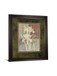 Iris Silhouette By Various - Framed Print Wall Art - Light Brown