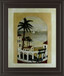 Island Hideaway By Ruane Manning - Framed Print Wall Art - Beige