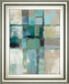 Island Hues Crop 2 By Sylvia Vassileva - Framed Print Wall Art - Blue