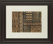Kuba Abstract By Sue Schlabach - Framed Print Wall Art - Light Brown
