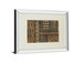 Kuba Abstract By Sue Schlabach - Mirror Framed Print Wall Art - Light Brown