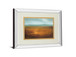 Last Light By Caroline Gold - Mirror Framed Print Wall Art - Orange