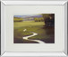 Lifting Mistby Lynne Windsor - Mirror Framed Print Wall Art - Green