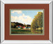 Little Farms By Pieter Molenaar - Mirror Framed Print Wall Art - Green