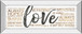 Love By Marla Rae - Mirror Framed Print Wall Art - White