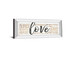Love By Marla Rae - Mirror Framed Print Wall Art - White