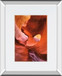 Lower Antelope Canyon Iv By Alan Majchrowicz Mirrored Frame - Red