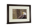 Majestic Eagle By Garytog Double Matted - Framed Print Wall Art - Light Brown