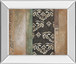 Maze Il By Susan Osbourne Mirror Framed Print Wall Art - Beige