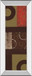 Mix N' Match Il By Earl Kaminsky - Mirror Framed Print Wall Art - Dark Brown