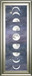 Moon Chart Il By Naomi Mccavitt - Framed Print Wall Art - Dark Gray