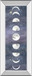 Moon Chart Il By Naomi Mccavitt - Mirror Framed Print Wall Art - Dark Gray