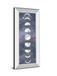 Moon Chart Il By Naomi Mccavitt - Mirror Framed Print Wall Art - Blue