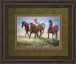 Morning Stroll By Wendy Caro - Framed Print Wall Art - Light Brown