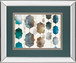 Moroccan Beads By Edward Selkirk - Mirror Framed Print Wall Art - Blue