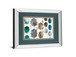 Moroccan Beads By Edward Selkirk - Mirror Framed Print Wall Art - Blue