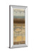 Movement Panel Il By Jeni Lee - Mirror Framed Print Wall Art - Light Brown