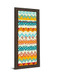 Navajo Mission Il By Nicholas Biscardi - Framed Print Wall Art - Orange