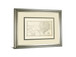 New Map Of The State Of Texas By Johnson And Wank - Framed Print Wall Art - Beige