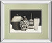 Object D 'art By Emily Adams - Mirror Framed Print Wall Art - Black