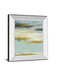 Ocean View By Vindedzis - Mirror Framed Print Wall Art - Light Blue