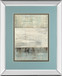 Of Fog & Snow By Heather Ross - Mirror Framed Print Wall Art - Light Blue