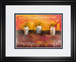 Old Boxes IIl By Elliot - Framed Print Wall Art - Orange