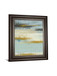 Ocean View By Vindedzis - Framed Print Wall Art - Light Blue