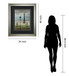 Paris 1 By Allen Lanbert - Framed Print Wall Art - Blue