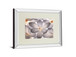 Petal Perfect By Assaf Frank - Mirror Framed Print Wall Art - Beige
