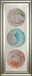 Planet Trio Il By Alicia Ludwig - Framed Print Wall Art - Beige