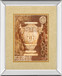 Precious Antiquity Il By Studio Nuvo - Mirror Framed Print Wall Art - Light Brown