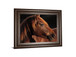 Pretty Girl By Caro - Framed Photo Print Wall Art - Dark Brown