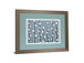 Protected By Frank Assaf - Framed Print Wall Art - Blue