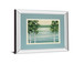 Quiet Lake By Rita Vindeszia - Mirror Framed Print Wall Art - Green