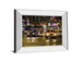 Radio City, New York City By Desmond O'hagan - Mirror Framed Print Wall Art - Light Brown