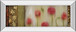 Rain Flower Il By Dysart - Mirror Framed Print Wall Art - Beige