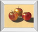 Red Apples - Mirror Framed Print Wall Art - Red
