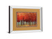 Red Forest By Asia Jensen - Mirror Framed Print Wall Art - Red