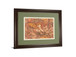 Redhead Among Flowers By Alphonse Mucha - Framed Print Wall Art - Pink