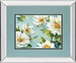 Reflections I Crop By Lisa Audit - Mirror Framed Print Wall Art - Blue