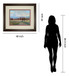 River Run By Louis Bourne - Framed Print Wall Art - Light Blue