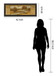 River Scene I - Framed Print Wall Art - Light Brown